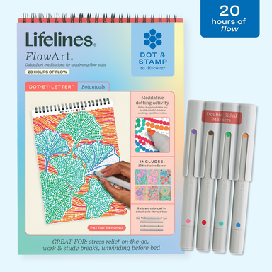 LFELNE FlowArt Dot By Letter - Botanicals