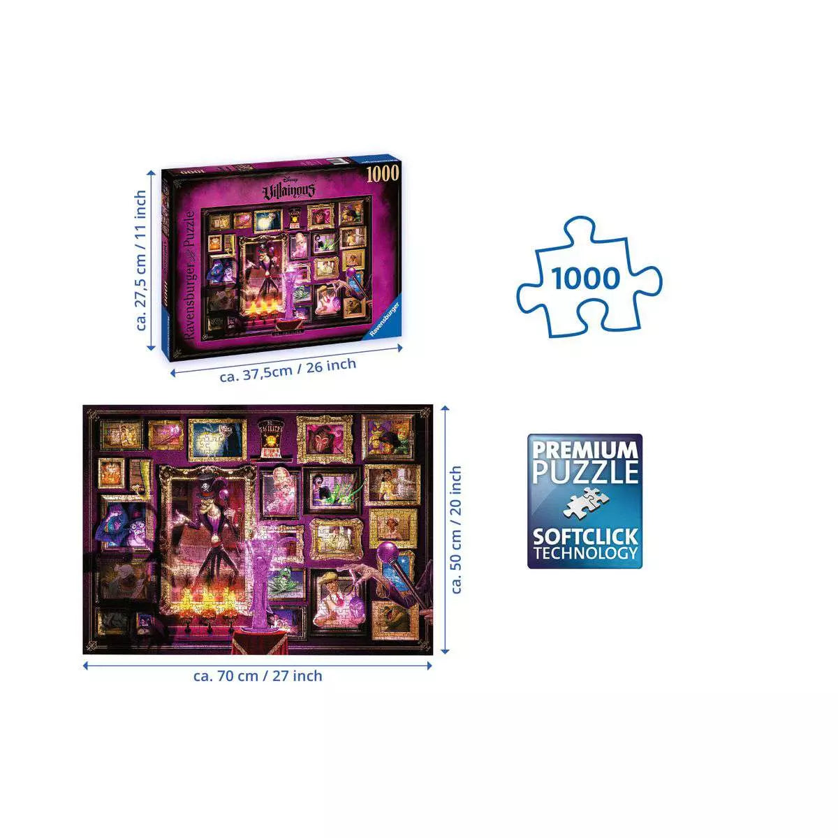 Disney Villainous: Dr. Facilier 1000 Piece Puzzle