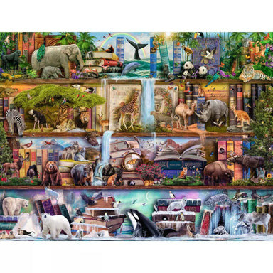 Wild Kingdom Shelves 2000 Piece Puzzle
