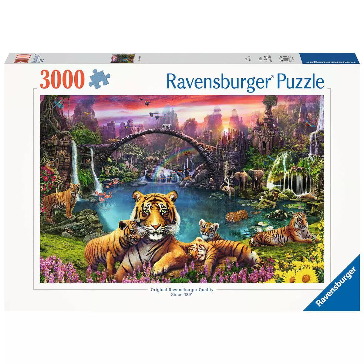 Tigers In Paradise 3000 Piece Puzzle