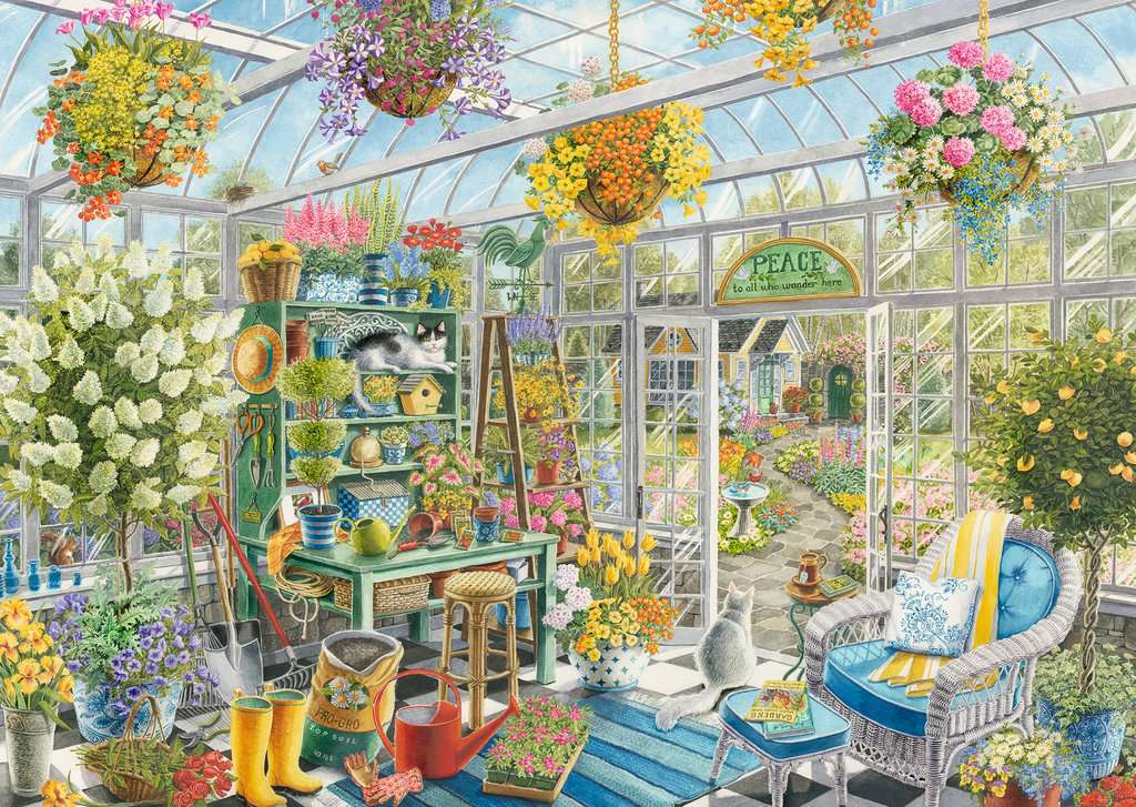 Greenhouse Heaven 300 Piece Large Format Puzzle    