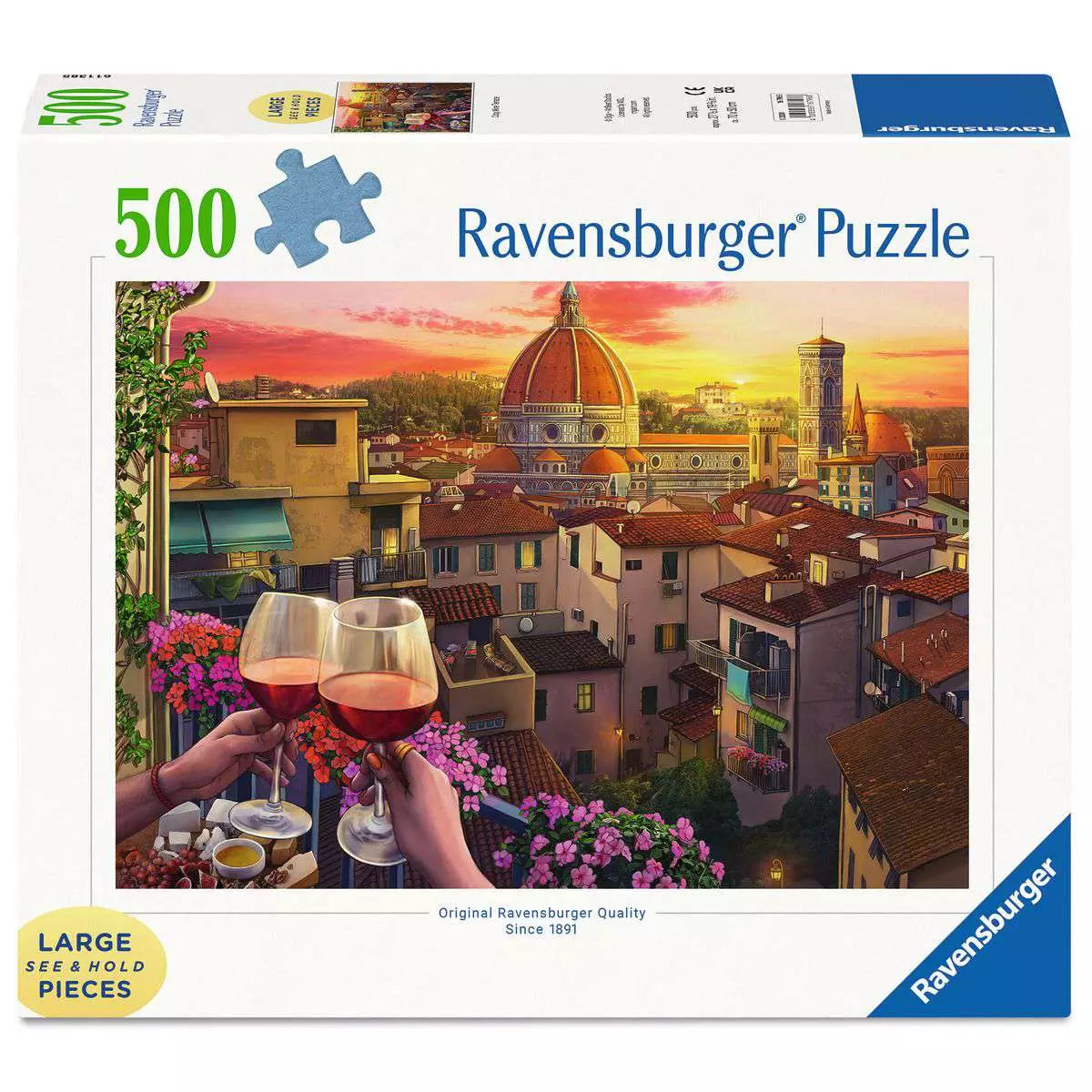 Cozy Wine Terrace 500 Piece Large Format Puzzle