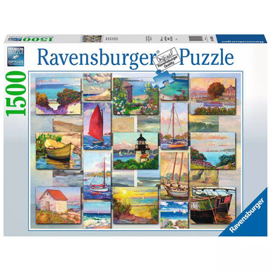 Coastal Collage 1500 Piece Puzzle