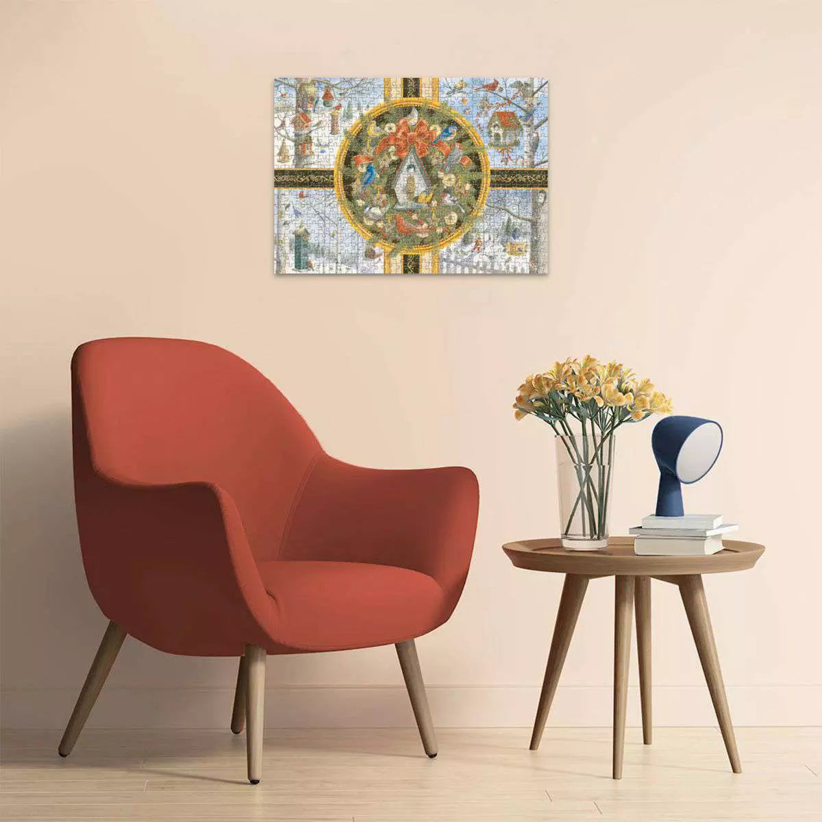 Christmas Songbirds 500 Piece Large Format Puzzle