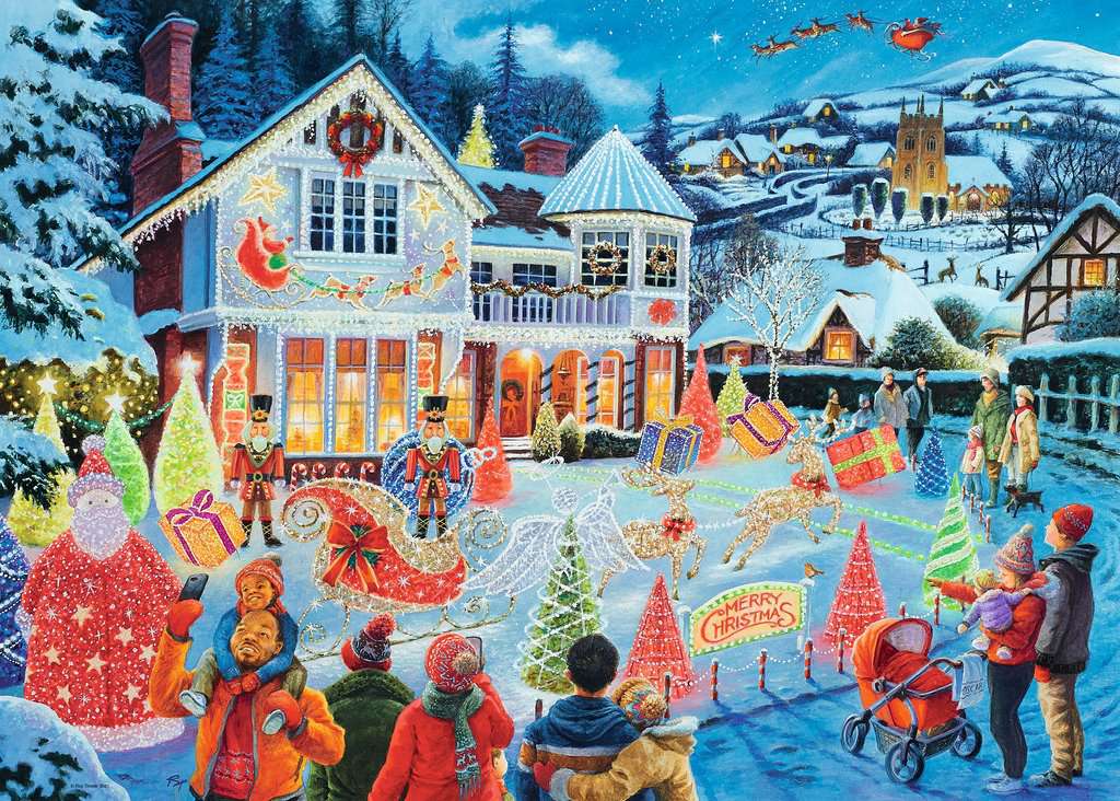 The Christmas House 1000 Piece Puzzle    