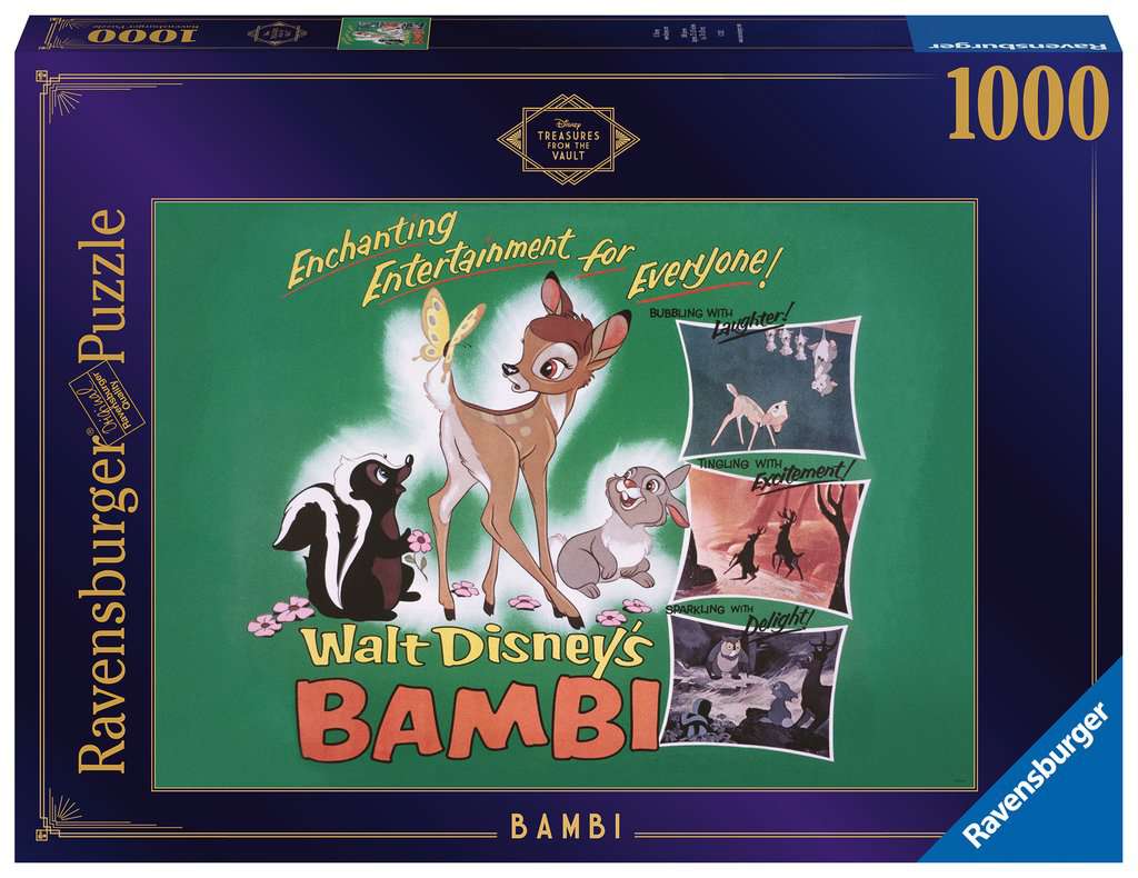 Disney Treasures From The Vault Bambi 1000 Piece Puzzle    