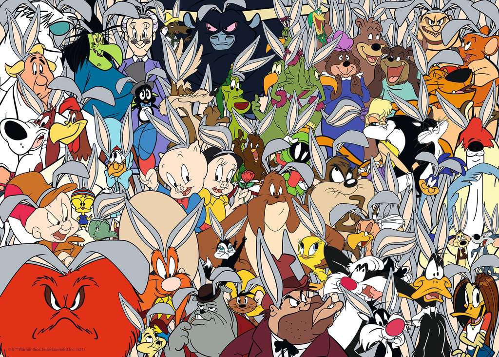 Looney Toons Challenge 1000 Piece Puzzle    
