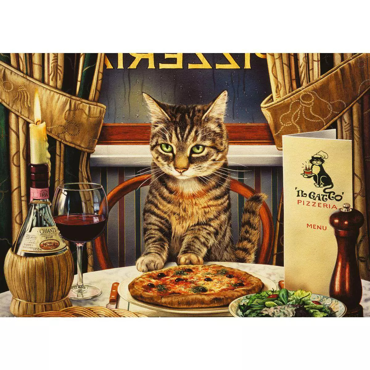 Dinner For One 300 Piece Large Format Puzzle