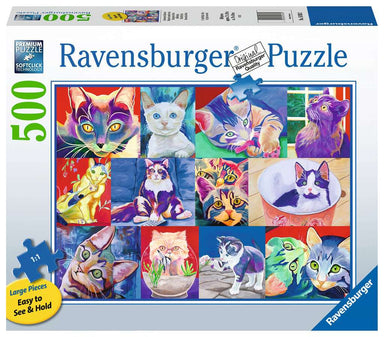 Hello Kitty Kat 500 Piece Large Format Puzzle    