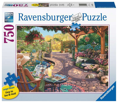 Cozy Backyard Bliss 750 Piece Large Format Puzzle    