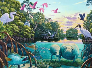Manatee Moments 500 Piece Puzzle    