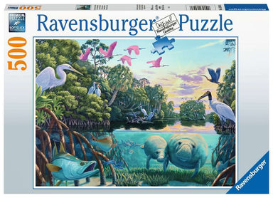 Manatee Moments 500 Piece Puzzle    