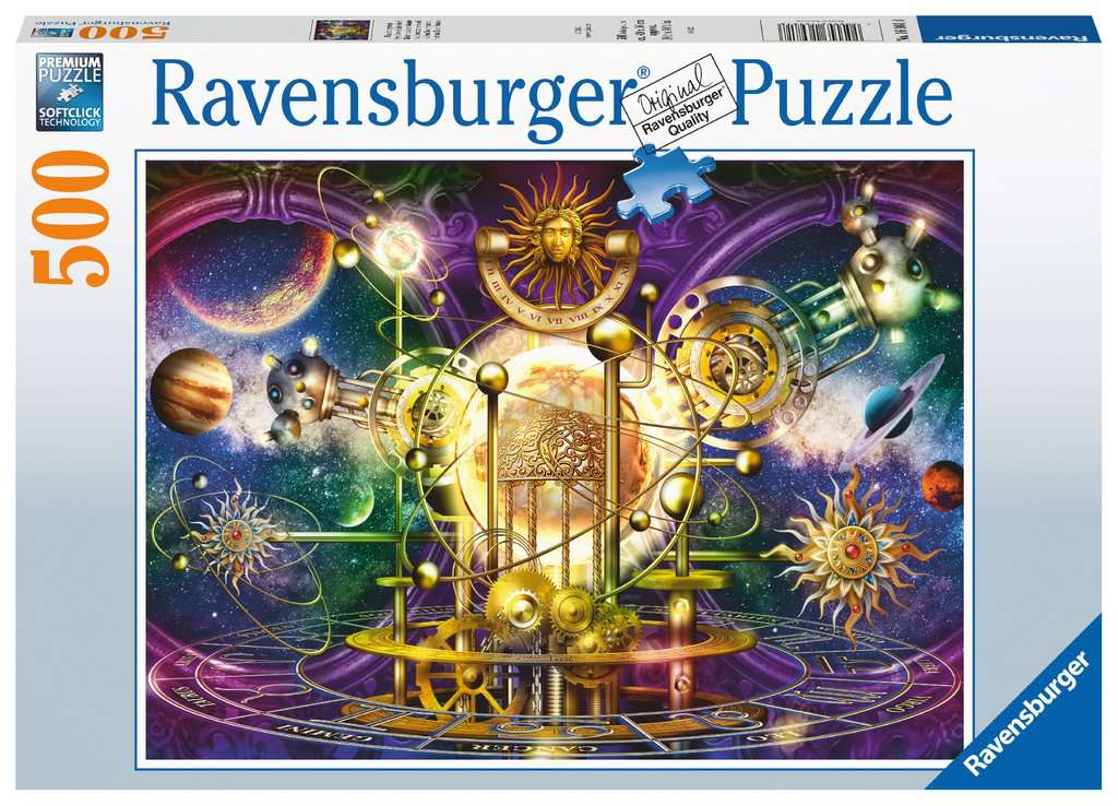 Golden Solar System 500 Piece Puzzle    