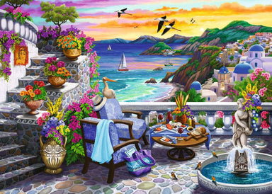 Santorini Sunset 300 Piece Large Format Puzzle