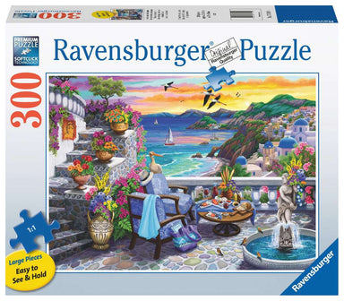 Santorini Sunset 300 Piece Large Format Puzzle