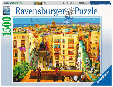 Dining In Valencia 1500 Piece Puzzle    