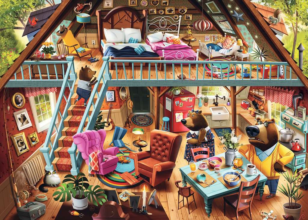 Goldilocks Gets Caught! 1000 Piece Puzzle    