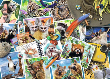 A Traveler's Animal Journal 1000 Piece Puzzle    