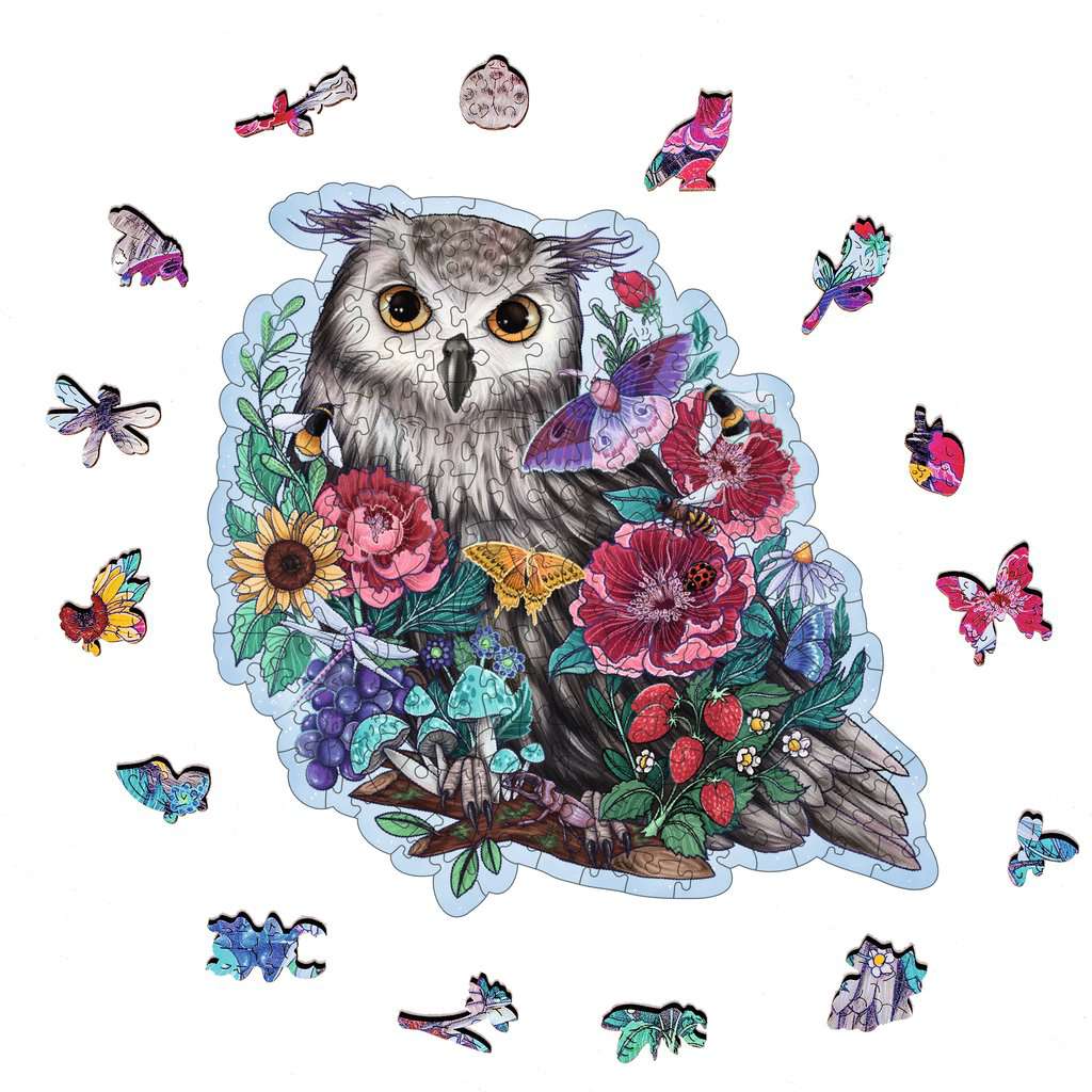 Wooden Puzzles: Mysterious Owl 150 Piece Puzzle