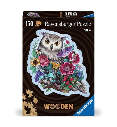 Wooden Puzzles: Mysterious Owl 150 Piece Puzzle