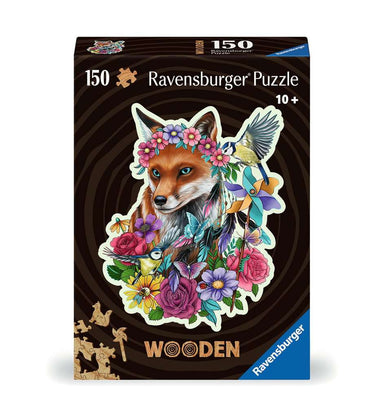 Wooden Puzzles: Colorful Fox 150 Piece Puzzle