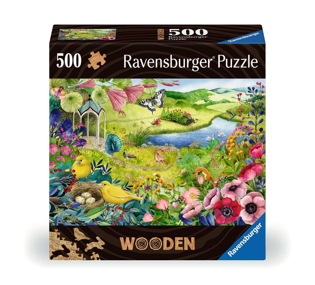 Wooden Puzzles: Nature Garden 500 Piece Puzzle
