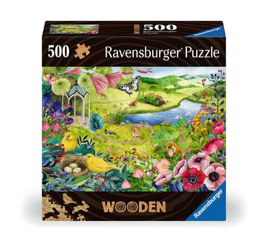 Wooden Puzzles: Nature Garden 500 Piece Puzzle