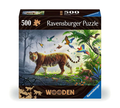 Wooden Puzzles: Jungle Tiger 500 Piece Puzzle