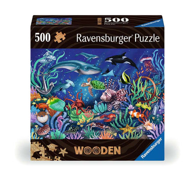 Wooden Puzzles: Under The Sea 500 Piece Puzzle