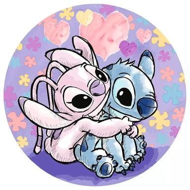 Disney Stitch 500 Piece Round Puzzle