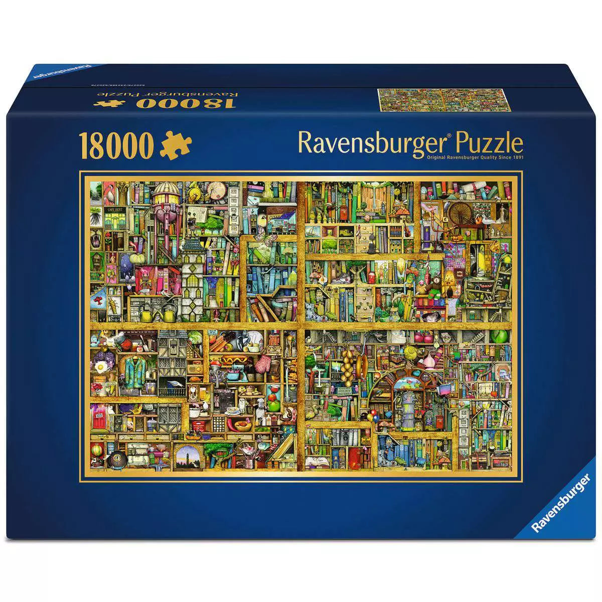 Magical Bookcase 18000 Piece Puzzle