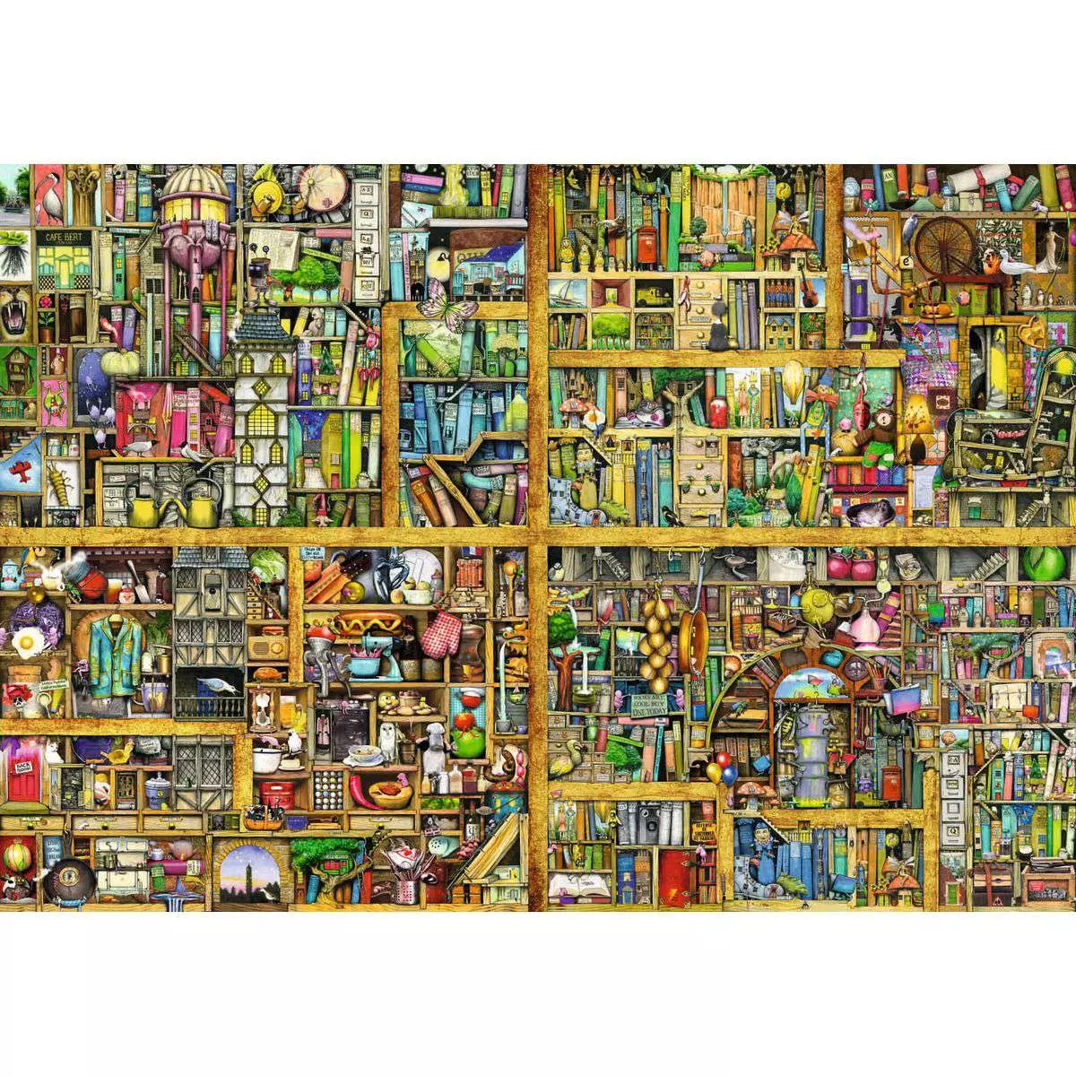 Magical Bookcase 18000 Piece Puzzle