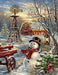 Winter Windmill 500 Piece Puzzle