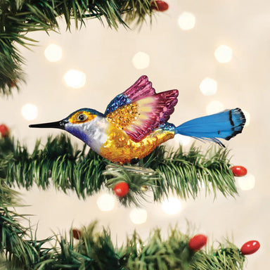 Old World Christmas Vibrant Hummingbird Ornament