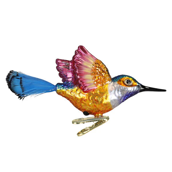 Old World Christmas Vibrant Hummingbird Ornament