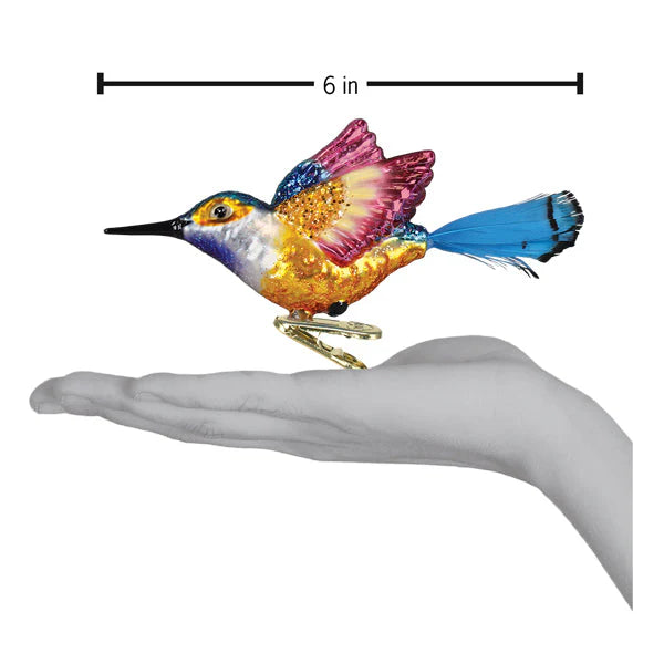 Old World Christmas Vibrant Hummingbird Ornament