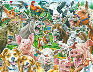 Happy Farm 33 Piece Larsen Frame Puzzle