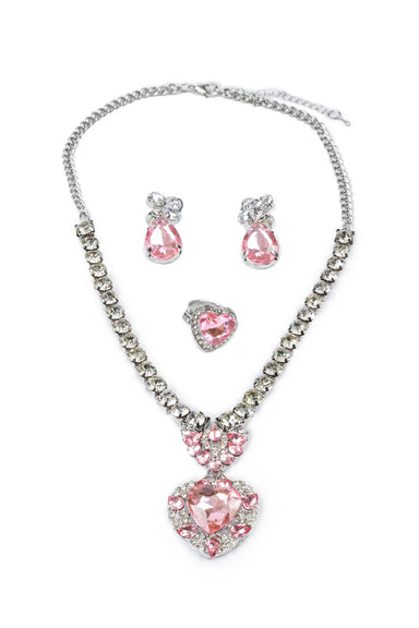 The Marilyn Pink 4 Piece Jewelry Set