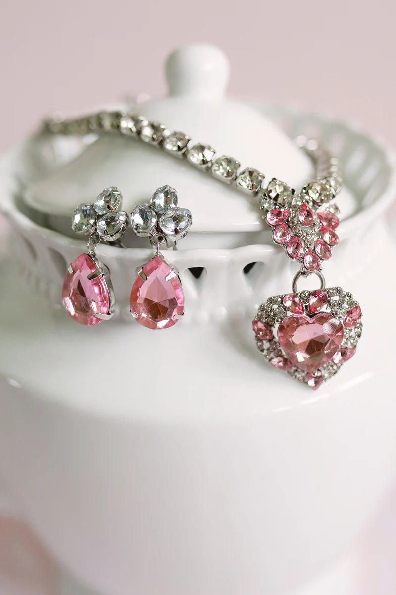 The Marilyn Pink 4 Piece Jewelry Set