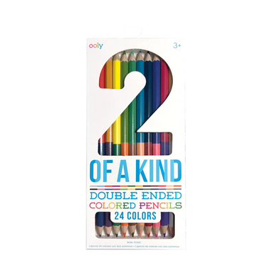 ooly 2 Of A Kind Double Ended Colored Pencils - 24 Colors