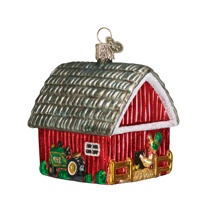 Old World Christmas Barn Ornament