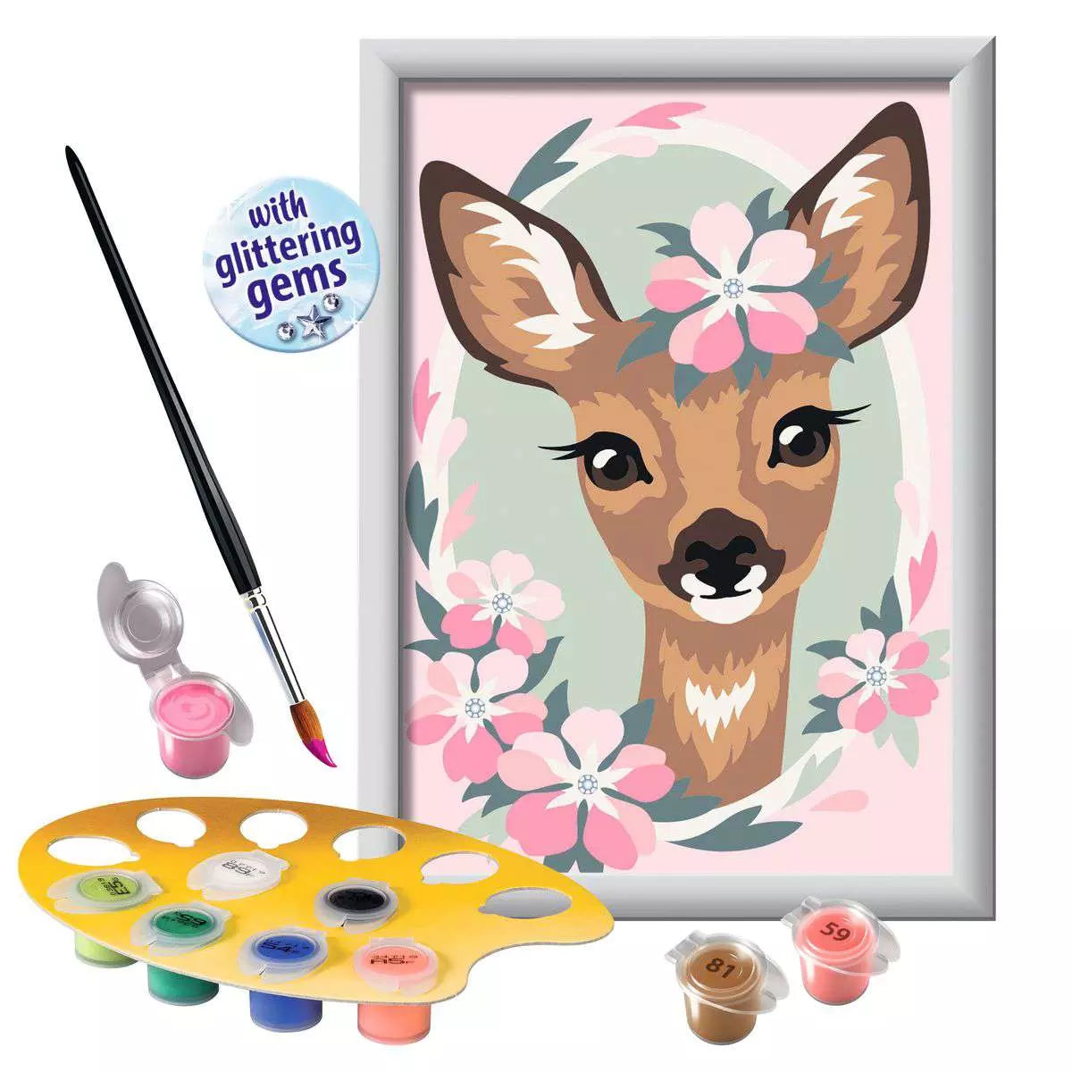CreArt Delightful Deer Paint By Number Kit