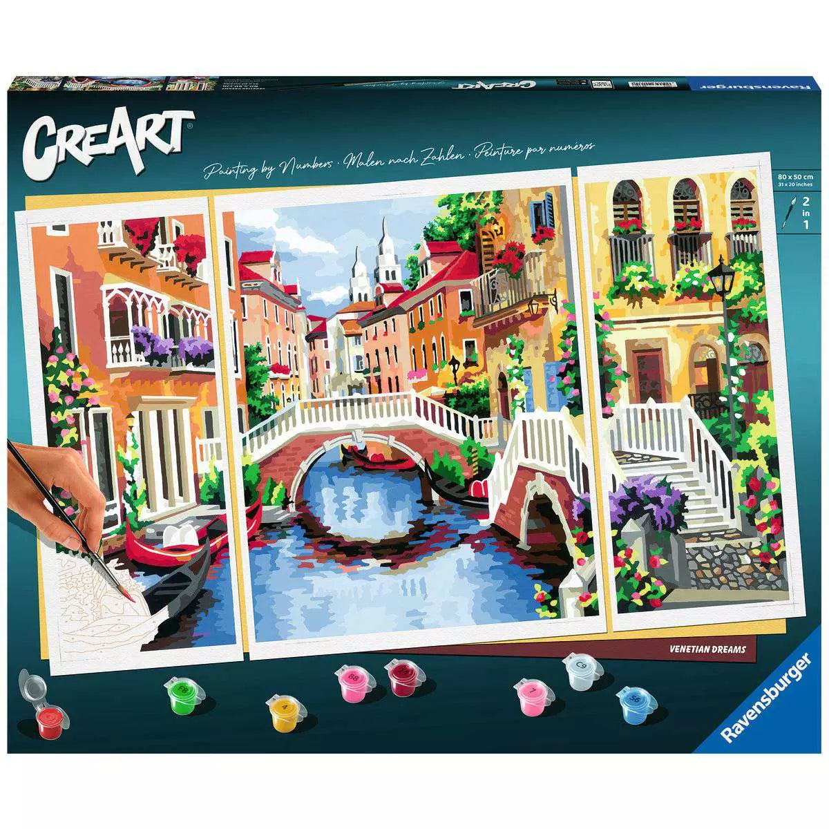RAV CreArt Venetian Dreams Triptych Paint-by-Number