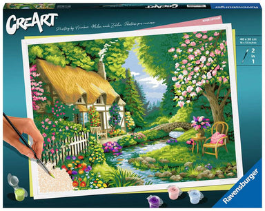 CreArt River Cottage Paint By Number Kit    