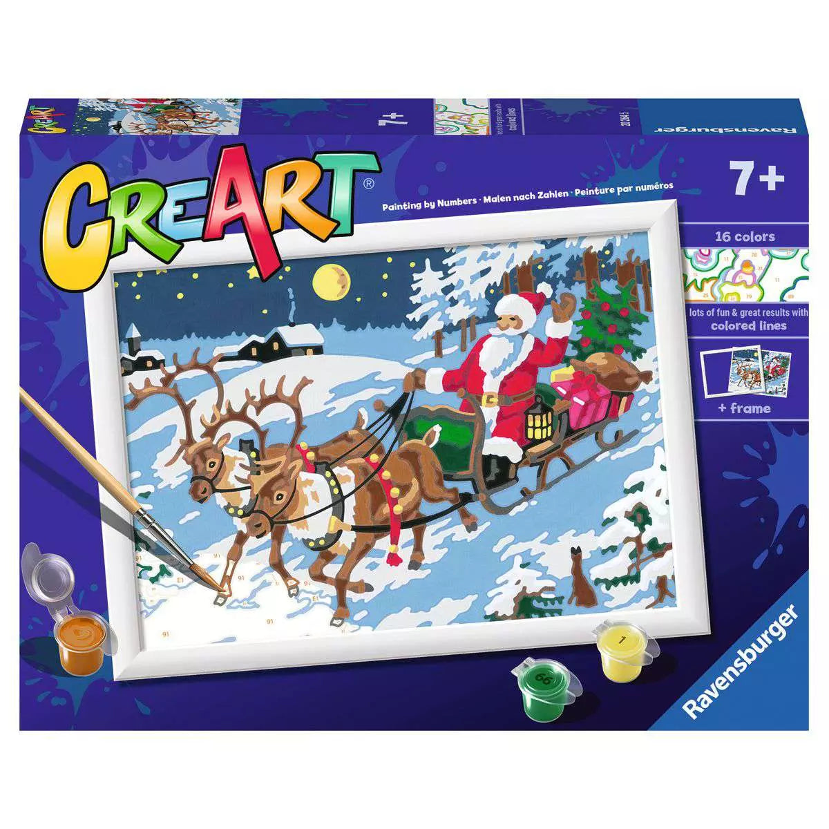 CreArt The Night Before Christmas Paint-By-Number