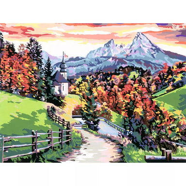CreArt Beautiful Bavaria Paint-by-Number Kit
