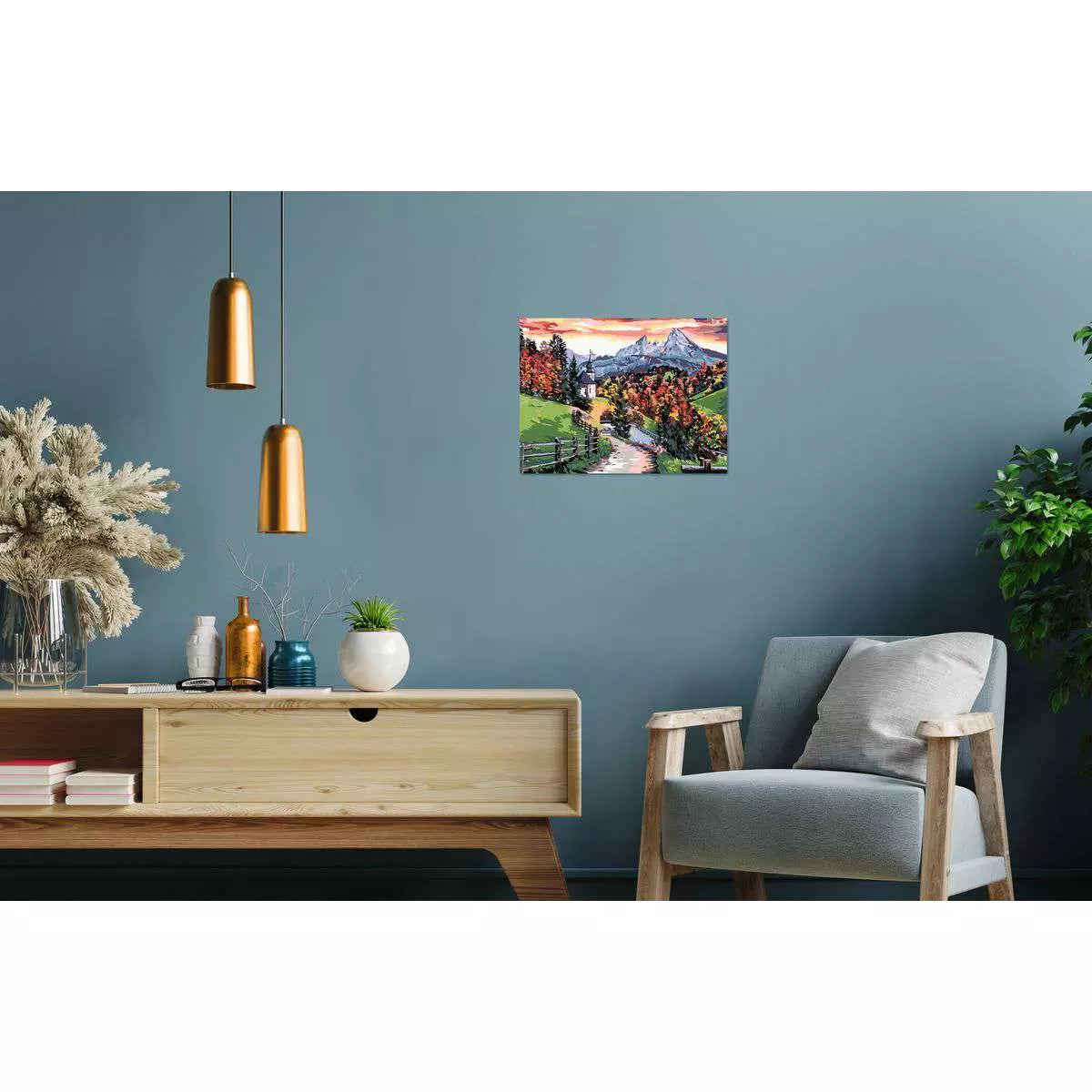 CreArt Beautiful Bavaria Paint-by-Number Kit