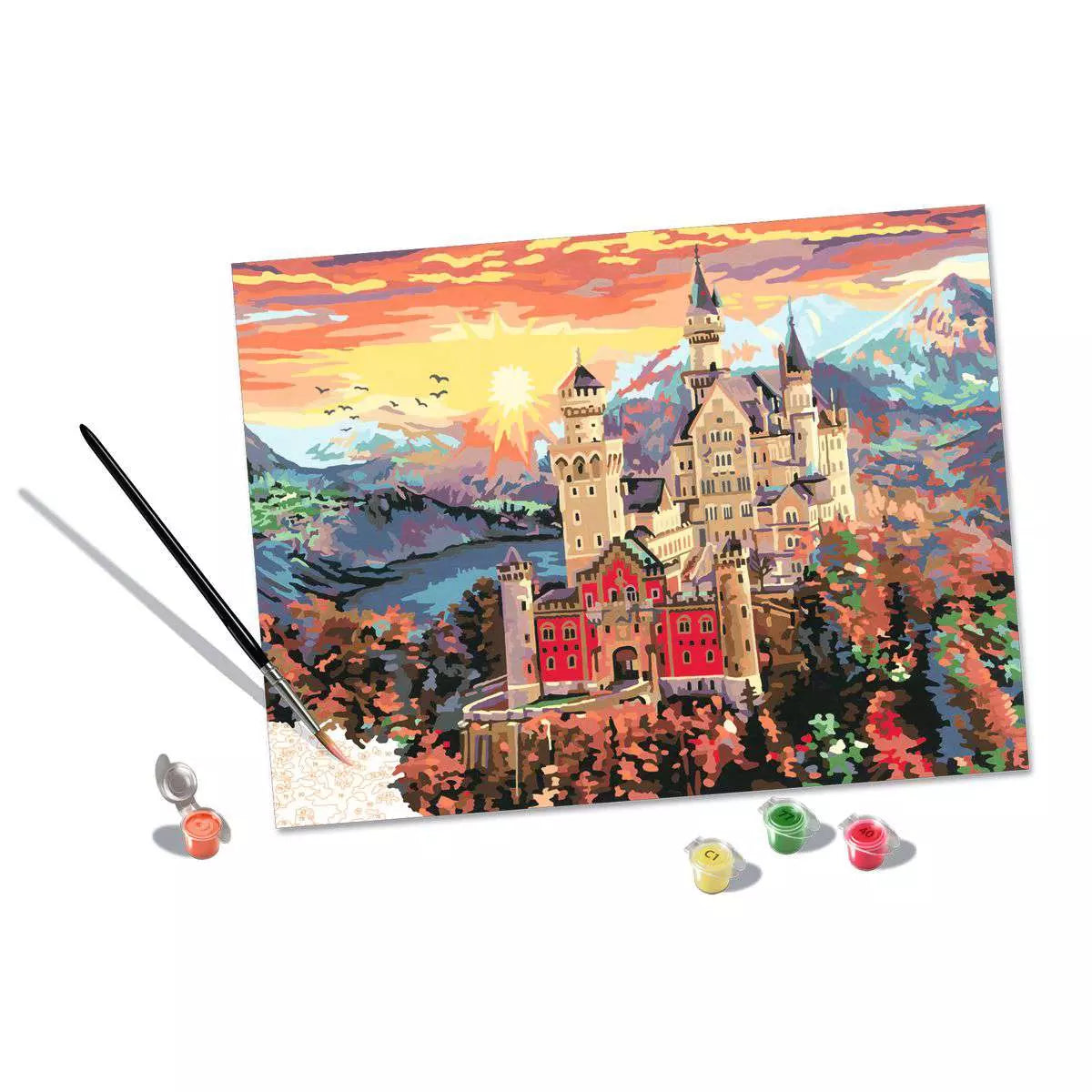CreArt Fairytale Castle Paint-by-Number Kit