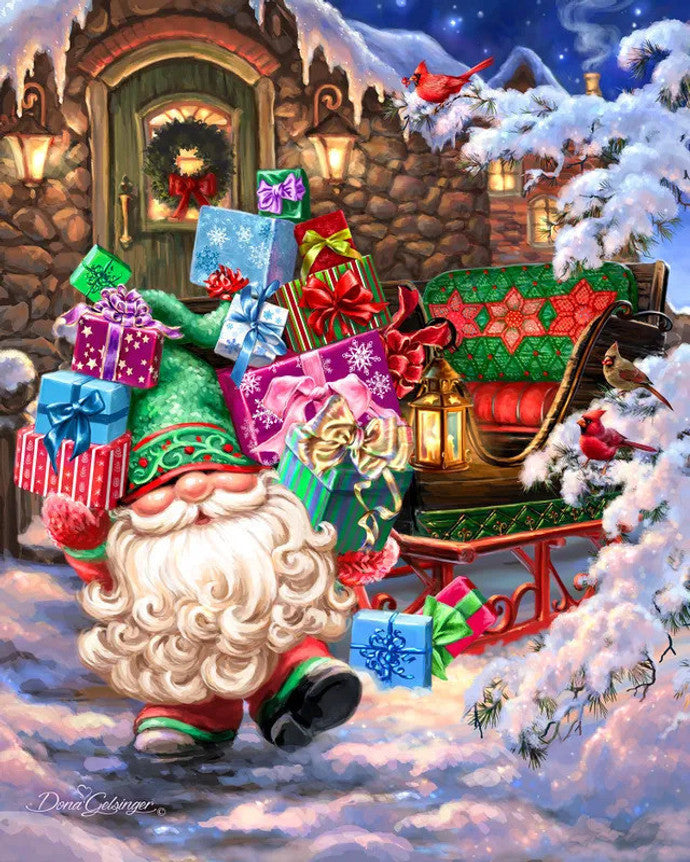 Filling The Sleigh 500 Piece Puzzle