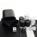Black Stripe 15" Leatherette Backgammon Set